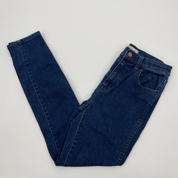 MADEWELL 10" High Riser Skinny Skinny Dark Wash Jeans in Lydia E5295 Size 26 - Picture 2 of 9